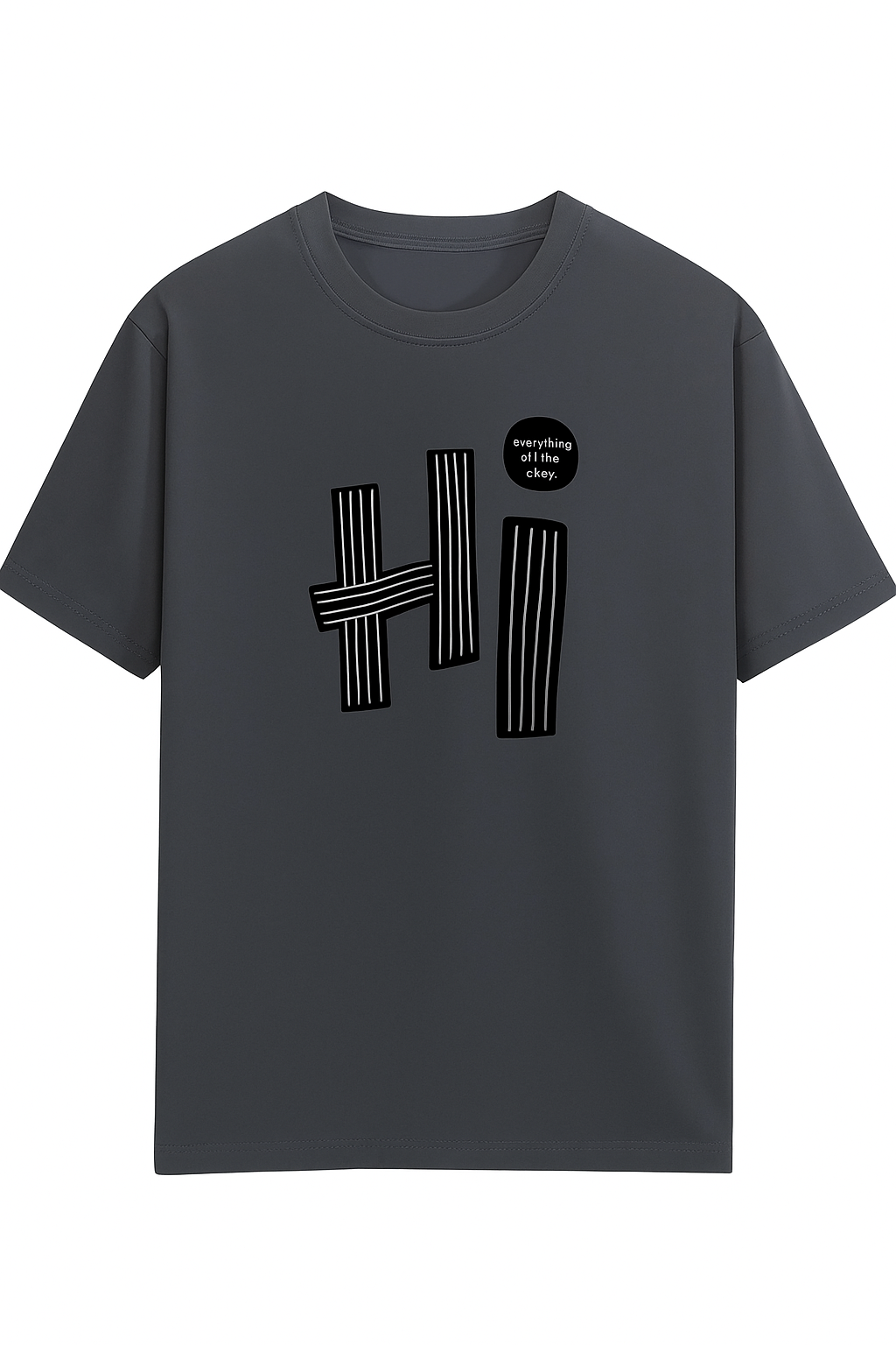 gray t-shirt