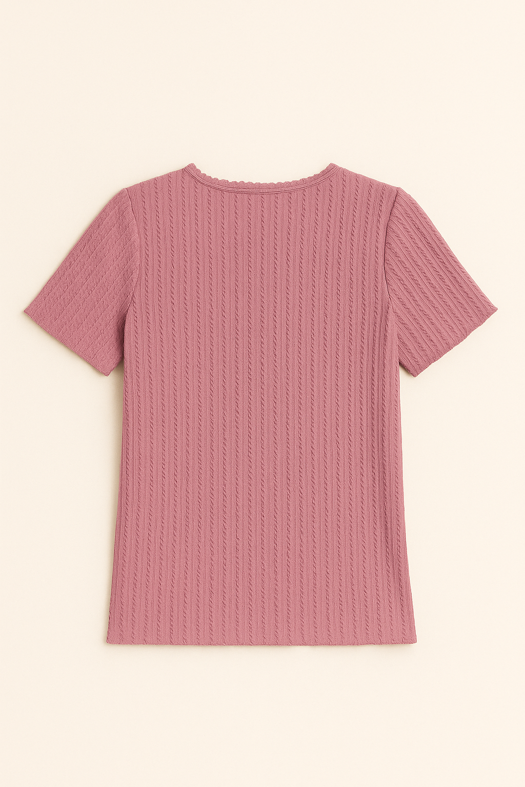 “Mauve Knit Casual Top”