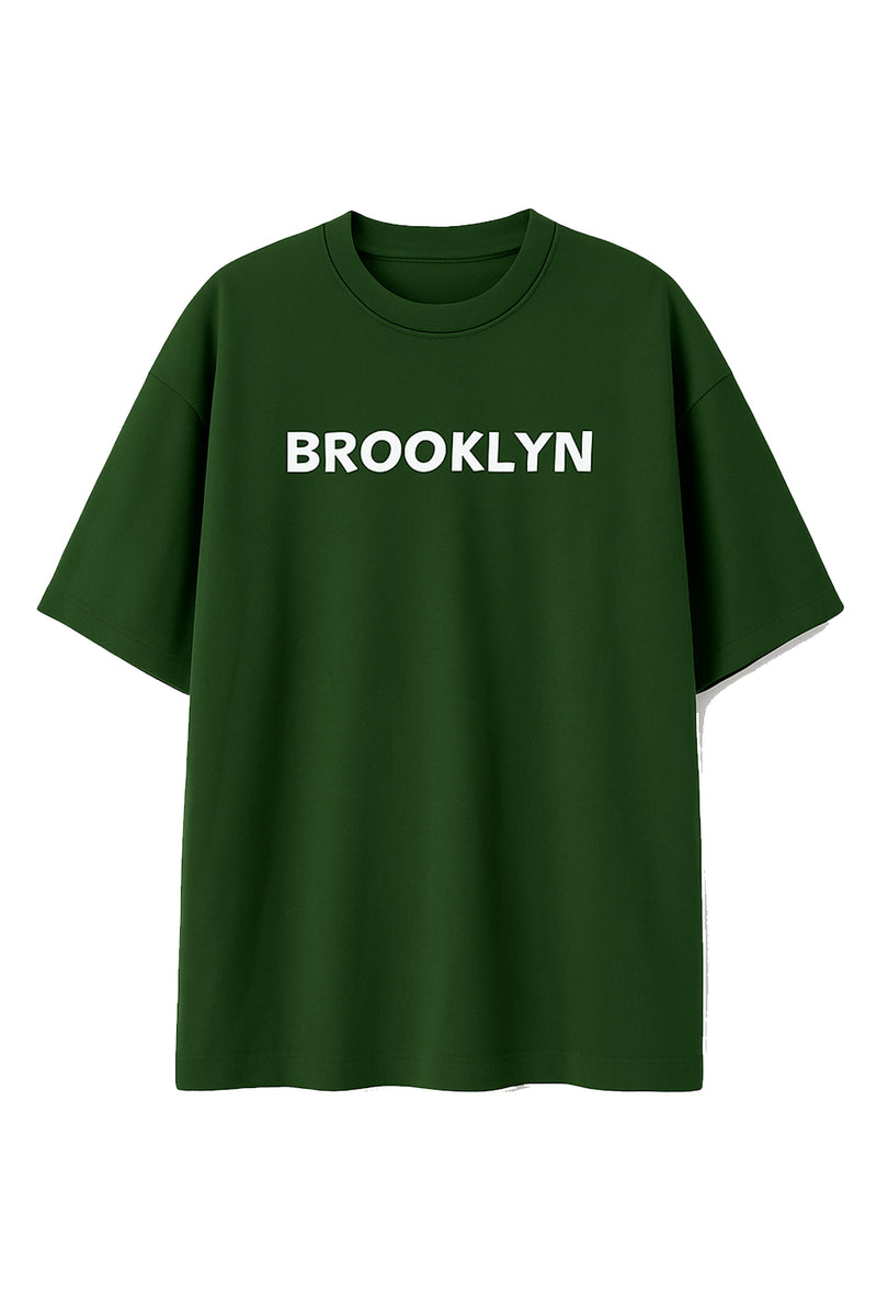 Bold Bloome Brooklyn Graphic T-Shirt in Green